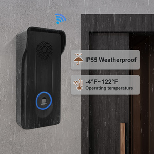 Timbre inalámbrico de intercomunicador bidireccional para almacén de fábrica en casa, timbre de intercomunicador inalámbrico impermeable con desbloqueo de un botón - Product Image 4