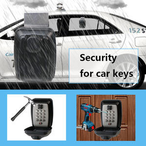 KEMUU Secure Key Box Llave de 12 dígitos Caja fuerte Interior Exterior Impermeable y a prueba de herrumbre Caja codificada Airbnb Key Locker