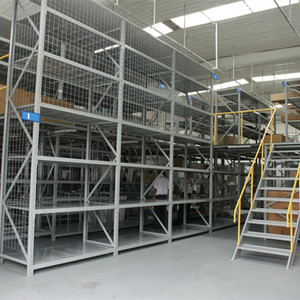 CE/ISO Großformat iges Paletten reifen regal Mehr schicht iges Mezzanine-Dachboden regals ystem - Product Image 6