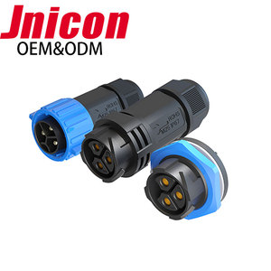 面板安装连接器4触点连接器用于室外电缆连接的新能源电连接器