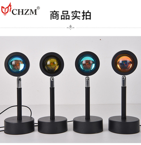 2021新しいカラフルなプロジェクターテーブルランプ屋内Usb Ledサンセットプロジェクションライト - Product Image 5