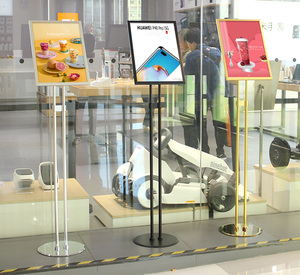 Bán buôn cổ điển miễn phí-đứng dọc telescopingarms nặng Nhôm đùn <span class=keywords><strong>menu</strong></span> <span class=keywords><strong>Snap</strong></span> Khung bảng hiệu đứng cho khuyến mãi - Product Image 6