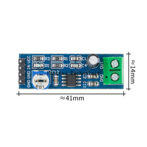LM386音频功率放大器模块，200倍增益放大器板单声道输入5v-12v - Product Image 3