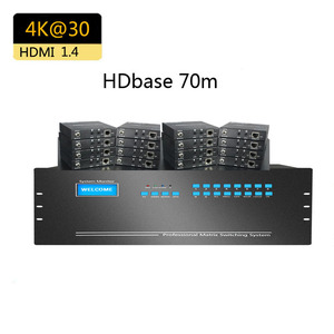 带IP控制器的HDbaset 16X16矩阵开关4K30 HDCP1.4 2 Hdbase 70m 16x16视频矩阵切换器 - Product Image 2