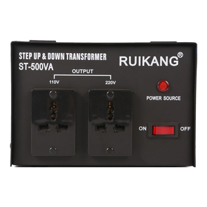 Transformador de potencia CE y OEM de alta eficiencia 500W 110V 220V AUTOTRANSFORMADOR Voltaje de conversión única Transformador RUIKANG EI