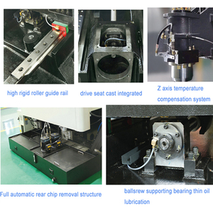 VMC-1265 sert raylı otomatik sınıf metal işleme malzemesi CNC dikey işleme merkezi