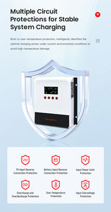 Selbst kühlung 40A 60A 12V 24V 36V 48V Solar Hybrid Laderegler 30A 60A MPPT IP32 100VDC 150VDC LCD-Anzeige MPPT - Product Image 5