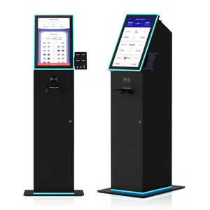 F53 Negro 21,5 ''Pantalla táctil Orden de autoservicio Kiosco móvil Nueva condición Panel IPS con escáner de código QR para uso de pago - Product Image 2
