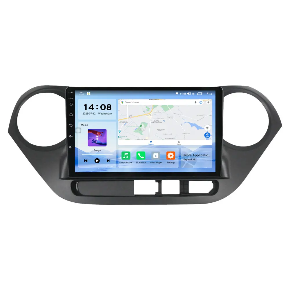 Cho Hyundai i30 2009-2011 tại 9 inch headunit thiết bị đôi 2 DIN Octa-core Quad Car Stereo GPS navigation Android xe đài phát thanh