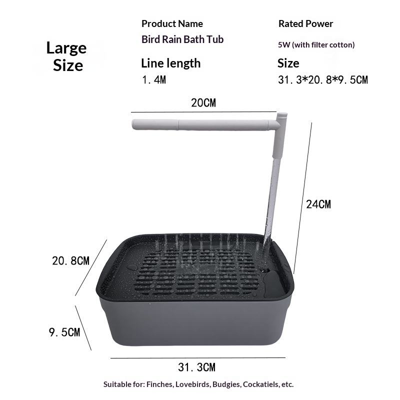 Grand ensemble de douche à effet pluie