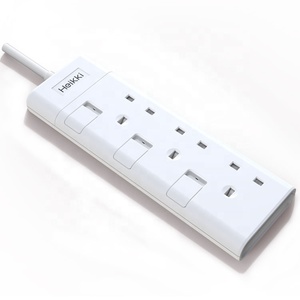 Surge Protector Wall <strong>Mount</strong> <strong>UK</strong> Extension Power Strip 5 AC Outlets 2 USB Ports Power Extension Socket - Product Image 2
