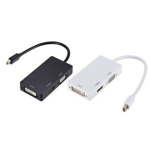 Mini DP/DisplayPort a HDTV DVI VGA adattatore 4K 30Hz tripla uscita per PC Mac Monitor DP a DVI VGA Multi-display Converter - Product Image 4
