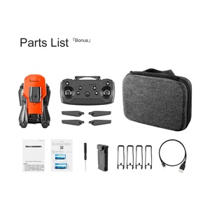 โดรนขนาดเล็ก4ใบพัดพับได้,เครื่องบินบังคับวิทยุ WiFi FPV RC E100พร้อมกล้อง4K บินได้นานของเล่น - Product Image 6