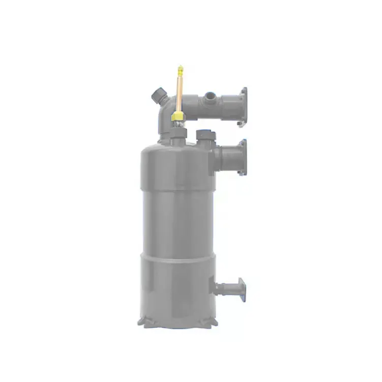 Évaporateur d'échangeur de chaleur de tube en titane refroidi à l'eau salée d'étang de fruits de mer industriel avec coque en PVC