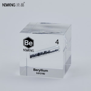 Newkng beryllium là 4 bộ sưu tập bảng tuần hoàn, khối lập phương nguyên tố hóa học thực, khối 5 cm, Acrylic (không phải nhựa rẻ), tùy chỉnh - Product Image 2