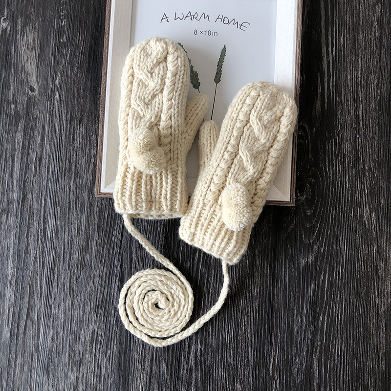 Taille unique-boîte-cadeau en mohair c blanc