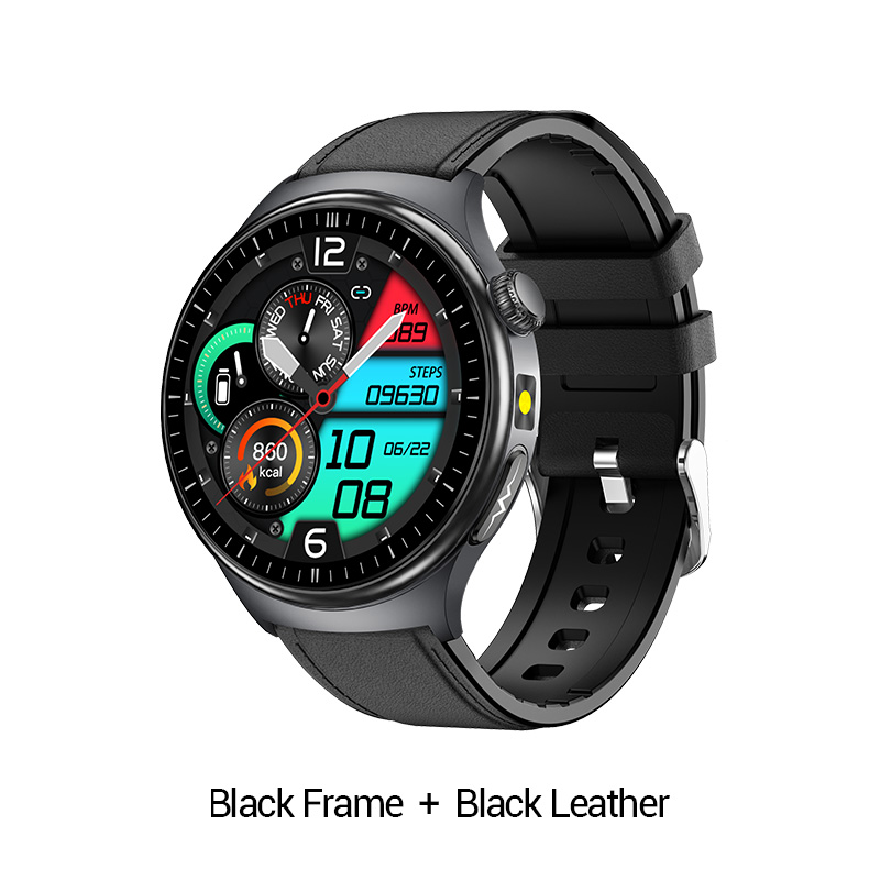 Black Frame + Black Leather