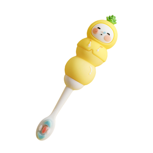 可爱水果设计手动牙刷儿童1-6岁以上软毛婴儿牙刷 - Product Image 1