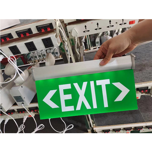זול מחיר גבוהה כיתה אקריליק יחיד וכפול פנים נטענת LED שלטי יציאה אור עבור חירום - Product Image 1