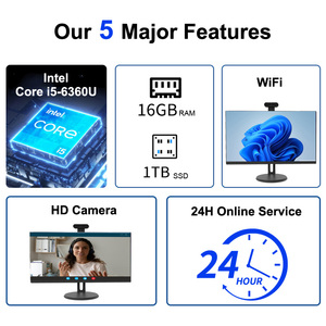 OEM Desktop All-In-One 23.8 ''FHD Touchscreen Display LCD Intel Core I3/i5/i7 32GB DDR4 1TB SSD Windows 10 24/7 supporto Online - Product Image 6