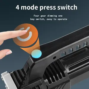 USB перезаряжаемый открытый ABS светодиодный COB фонарик для кемпинга - Product Image 6