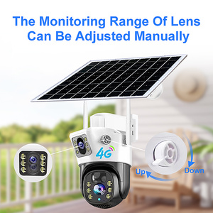 Cámara de seguridad de doble lente con energía Solar de 1080p y 4mp, cámara de red WiFi PIR de visión nocturna para uso en exteriores, tarjeta de memoria con Sensor CMOS - Product Image 6