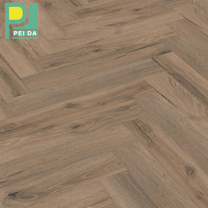 3Mm Modern tasarım PVC LVT vinil döşeme kauçuk arka v-oluk ahşap etkisi ile otel uygulamaları için tutkal aşağı SPC döşeme - Product Image 3