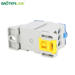 UKK 160A、1入力、6出力80A、250A、400A、500Aユニポーラモジュラーパネルスクリューケージ配電端子台 - Product Image 3