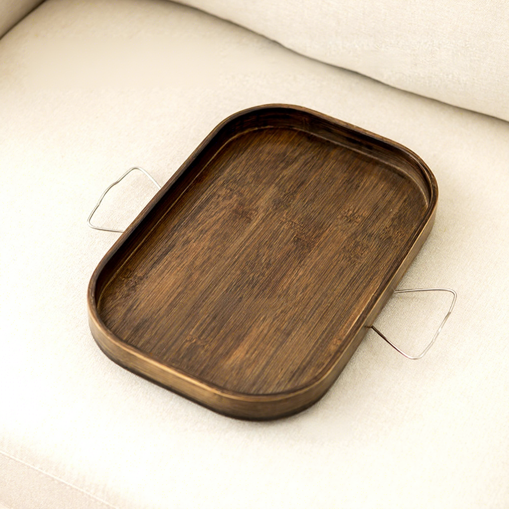 Plateau de canapé carré