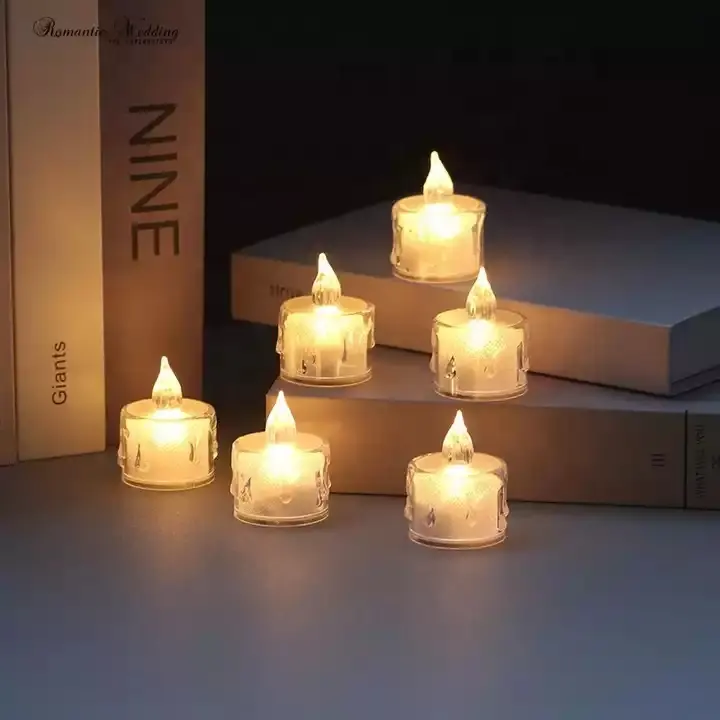 رخيصة led عيد الميلاد الشموع إضاءة led للديكور شمعة للبيع بالجملة