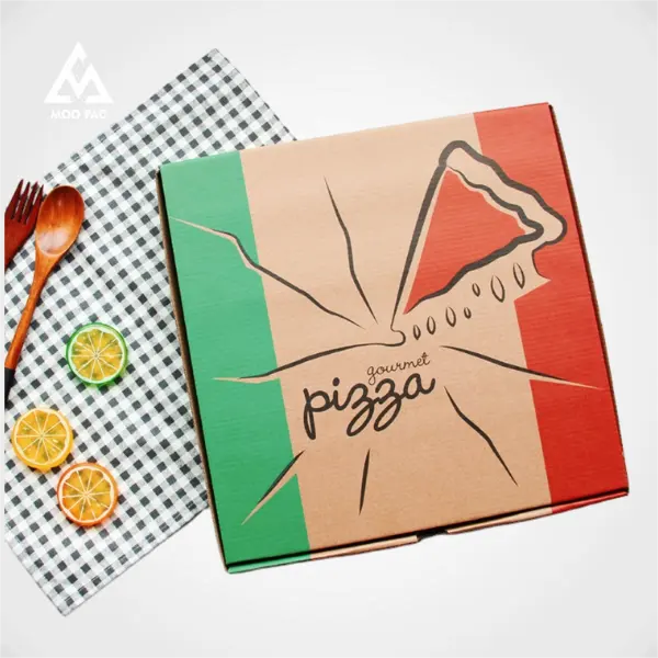 eco-friendly to environment Kraft Pizza Boxes