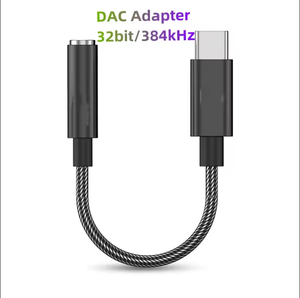 Type-<strong>C</strong> to 3.5mm ALC5686 Digital Audio Adapter HiFi Ear for Android Devices Enhanced Data Cables