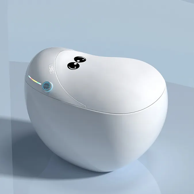 Многоканальная мойка ванной комнаты с автоматическим смылком, керамический Умный Унитаз с пультом дистанционного управления