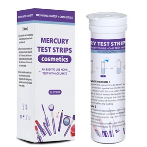 Rapid Mercury <strong>test</strong> Strips, HG Concentration Level in Cosmetics <strong>test</strong> Home <strong>test</strong> - Product Image 1