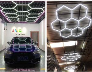 SUEZ Diy montierte sechseckige Garagen lampe Auto wasch beleuchtung LED-Park leuchte