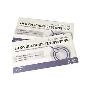 OEM özel ovulasyon Test şeridi yüksek doğruluk hassasiyet gebelik yardım kadın için LH Test kiti