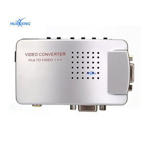 Adaptador de señal Universal NTSC PAL VGA a TV AV RCA, caja de interruptor de vídeo compuesta para ordenador, portátil y PC - Product Image 1