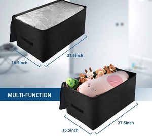 Túi Lưu Trữ Túi Tổ Chức Có Tay Cầm, Túi Siêu Lớn Với Vải Không Thấm Nước 600D Oxford, Cho Chăn Bông Đồ Chơi Gối 70x42x35cm - Product Image 5