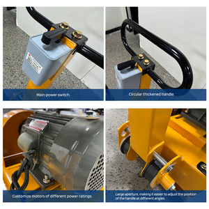 GZD OEM ODM C120 Малогабаритный виброплита для уплотнения грунта <span class=keywords><strong>3</strong></span>кВт 4кВт, мини-электрический вибропресс - Product Image 4