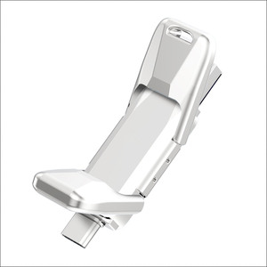 Yüksek hızlı Metal tipi C Otg 2in1 <span class=keywords><strong>USB</strong></span> 3.2 Flash sürücü 128GB 256GB 512GB Cle <span class=keywords><strong>Usb</strong></span> sopa rotasyon özelleştirilmiş OEM Logo