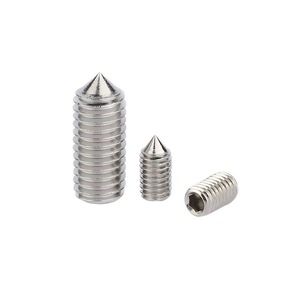 Atacadista Preço Fábrica Direto Aço Inoxidável Allen Hex Hexagon <span class=keywords><strong>Socket</strong></span> <span class=keywords><strong>Set</strong></span> <span class=keywords><strong>Screw</strong></span> <span class=keywords><strong>Cone</strong></span> <span class=keywords><strong>Point</strong></span> Grub <span class=keywords><strong>Screw</strong></span> Bolt