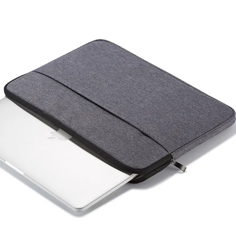 Macbook Air/pro、Surfaceラップトップ、デル用の13.3-15.6インチユニバーサルポリエステル垂直ラップトップスリーブバッグ