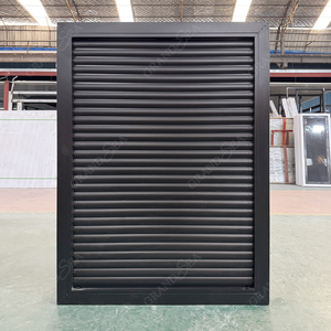 Ventanas corredizas de vidrio de aluminio con persianas insertadas Diseño de privacidad del obturador incorporado - Product Image 6