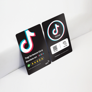 Nfc kartvizitler pvcTap QR kodu İş Ins Facebook TIKTOK sosyal medya google yorumları anahtar vip plastik uhf rfid nfc pvc kart - Product Image 4