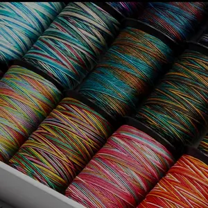 0.3mm siêu mịn 3-ply Filament ombr sáp dây nhuộm mô hình Micro macrame kumihimo Vòng đeo tay may chủ đề độ bền cao - Product Image 4