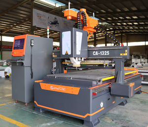 Hochleistungs-4 * 8ft 4-Achsen-CNC-Fräser mit Schwenk kopf für die Herstellung von Holz bearbeitungs schränken DSP Syntec Control System Motor pumpe ATC-Sägeblatt - Product Image 6