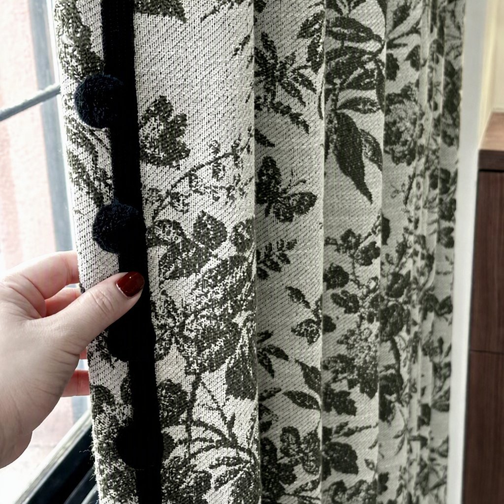 Vert encre parmi les fleurs
