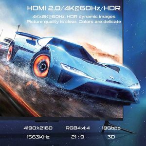 Jasoz 2.0 4K HDMI KVM开关盒3x1 4端口高清60hz遥控按钮3进1出hdmi分离器集线器和开关 - Product Image 3