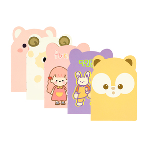2024新しいiteamカスタムノートブックハードカバー学校のもの学生ノートブックと日記漫画かわいい動物学生エクササイズブック - Product Image 2