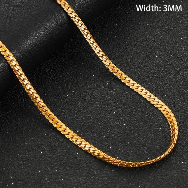 Gold 3mm wide